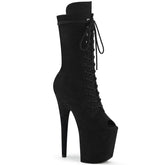 8" Heel FLAMINGO-1051FS Black Suede